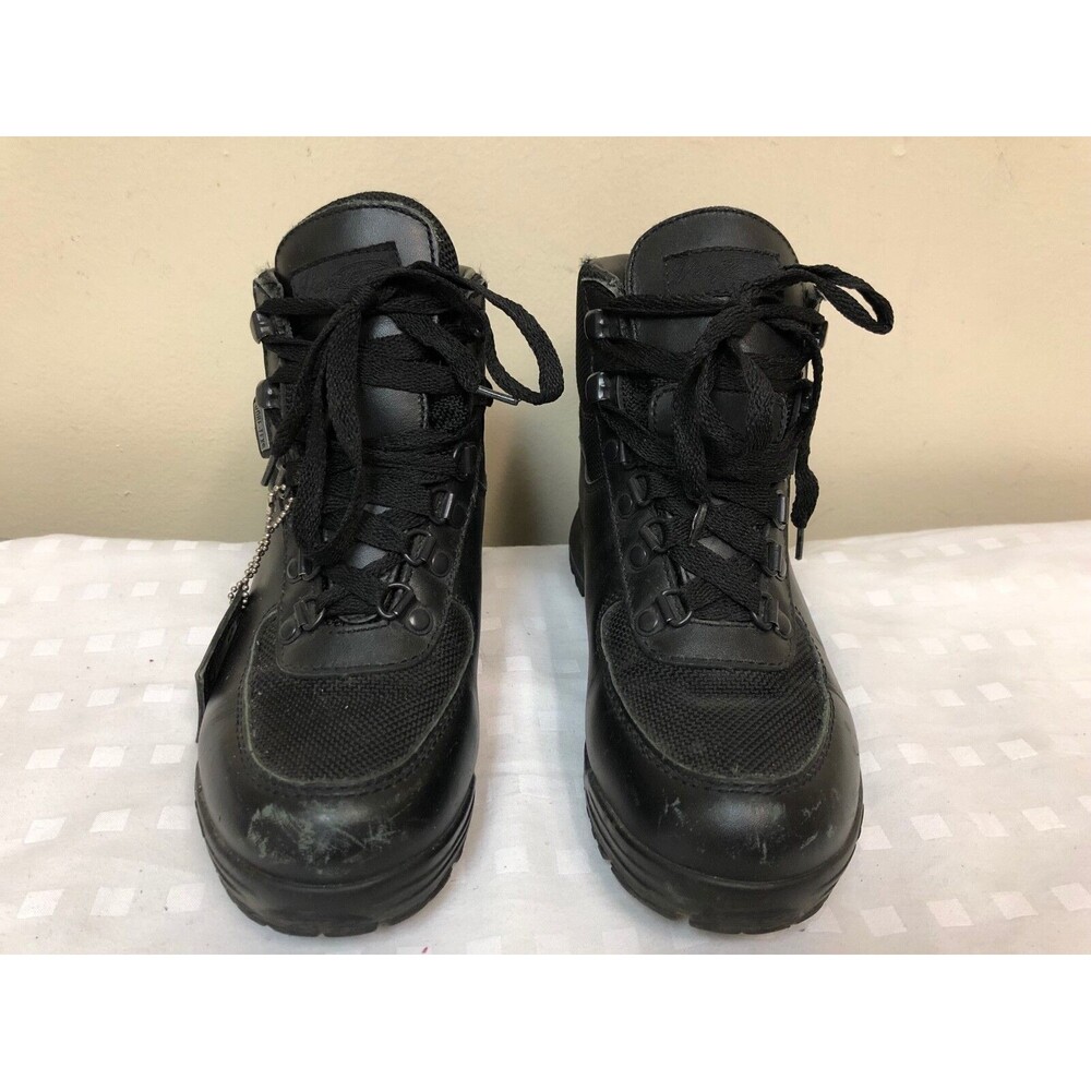 Vasque Gore-tex Hiking Boots Kids black  leather shoes Thinsulate US sz 4